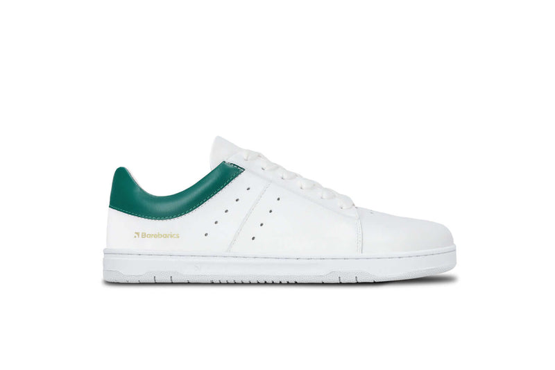 Load image into Gallery viewer, Barefoot Sneakers Barebarics Enigma - White & Dark Green