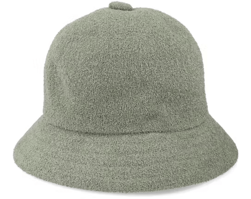 Load image into Gallery viewer, Kangol Wool Casual Unisex Bucket Hat Warm Winter Autumn Cap - Oil Green
