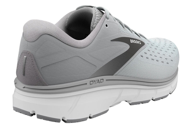 Load image into Gallery viewer, Mens Brooks Dyad 11 Running Shoes in Grey/Black/White – Size 11.5, 2E Width