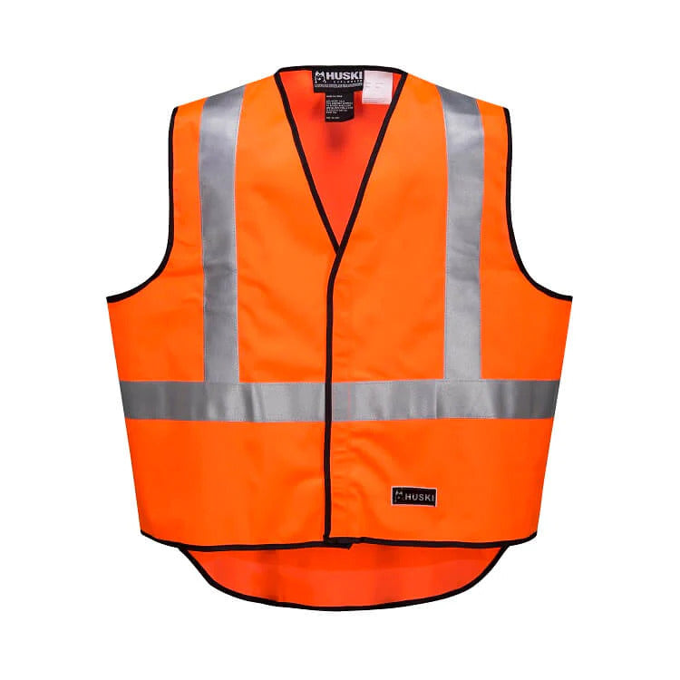 Load image into Gallery viewer, HUSKI Hi Vis Patrol Vest 3M Reflective Tape Safety Workwear High Visibility