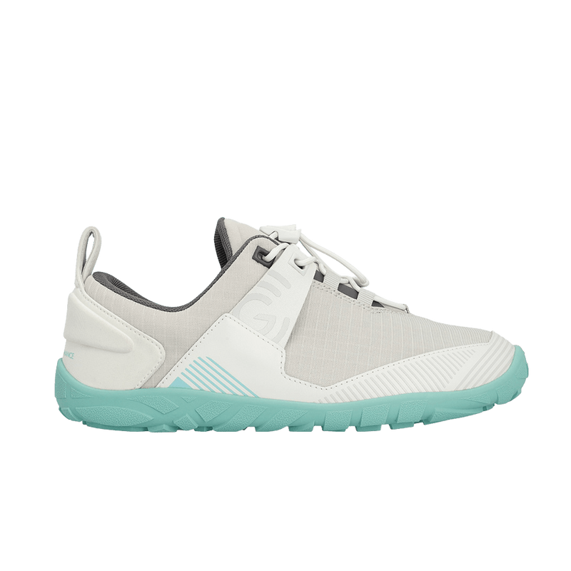 Load image into Gallery viewer, Groundies Chamonix TR Low Men's Barefoot Trail Shoes – Stone/Mint