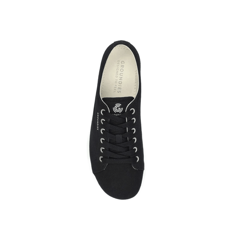 Load image into Gallery viewer, Groundies Lima Women's Vegan Barefoot Sneakers – Black