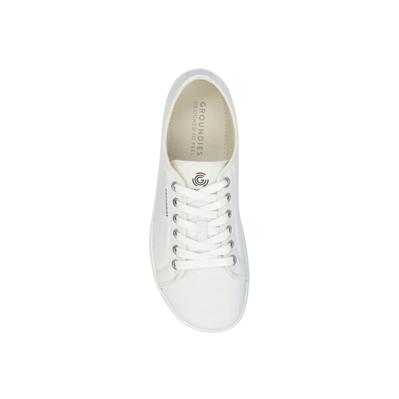 Load image into Gallery viewer, Groundies Lima Women's Vegan Barefoot Sneakers – White