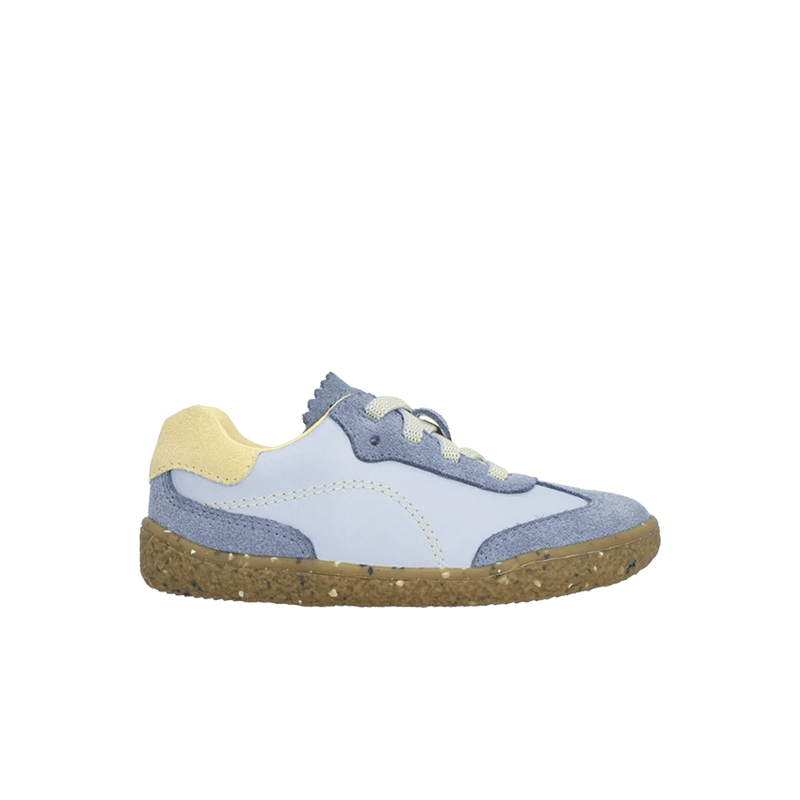 Load image into Gallery viewer, Groundies Panama Kids' Barefoot Sneakers – Sky Blue/Lemon Cream