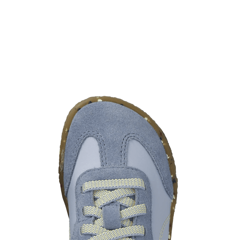Load image into Gallery viewer, Groundies Panama Kids' Barefoot Sneakers – Sky Blue/Lemon Cream