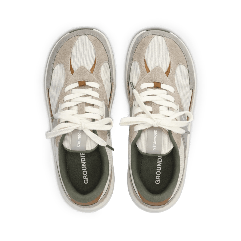 Load image into Gallery viewer, Groundies Starlite 2.0 Men's Barefoot Sneakers – Beige/Caramel