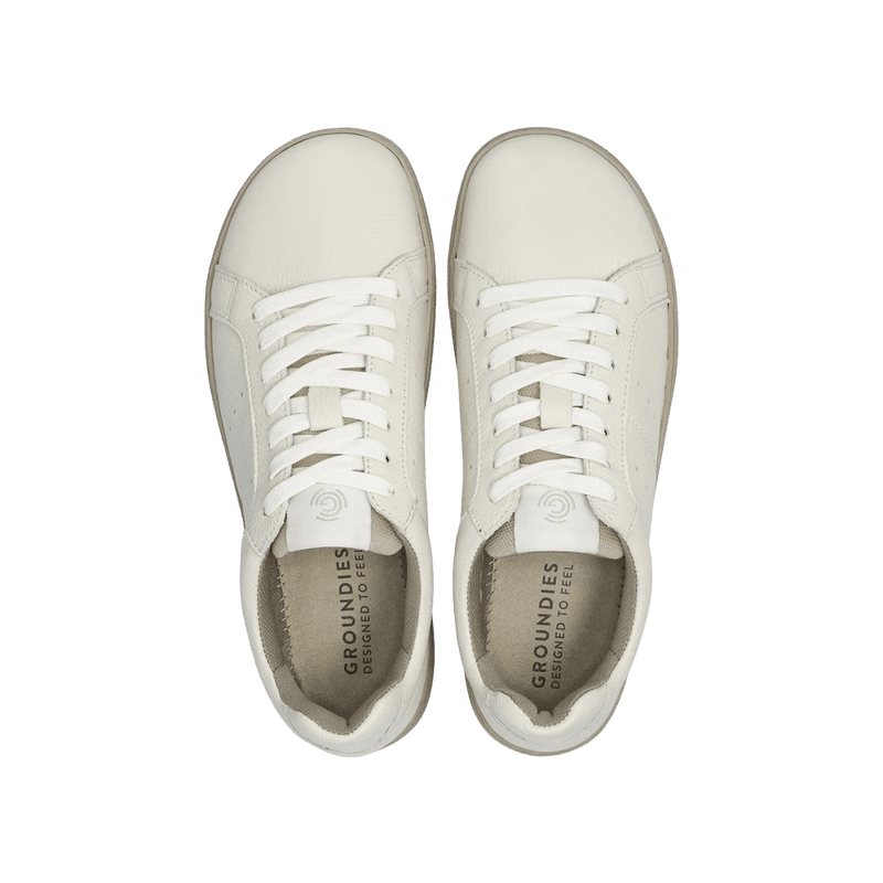 Load image into Gallery viewer, Groundies Universe Men's Barefoot Sneakers – Off-White