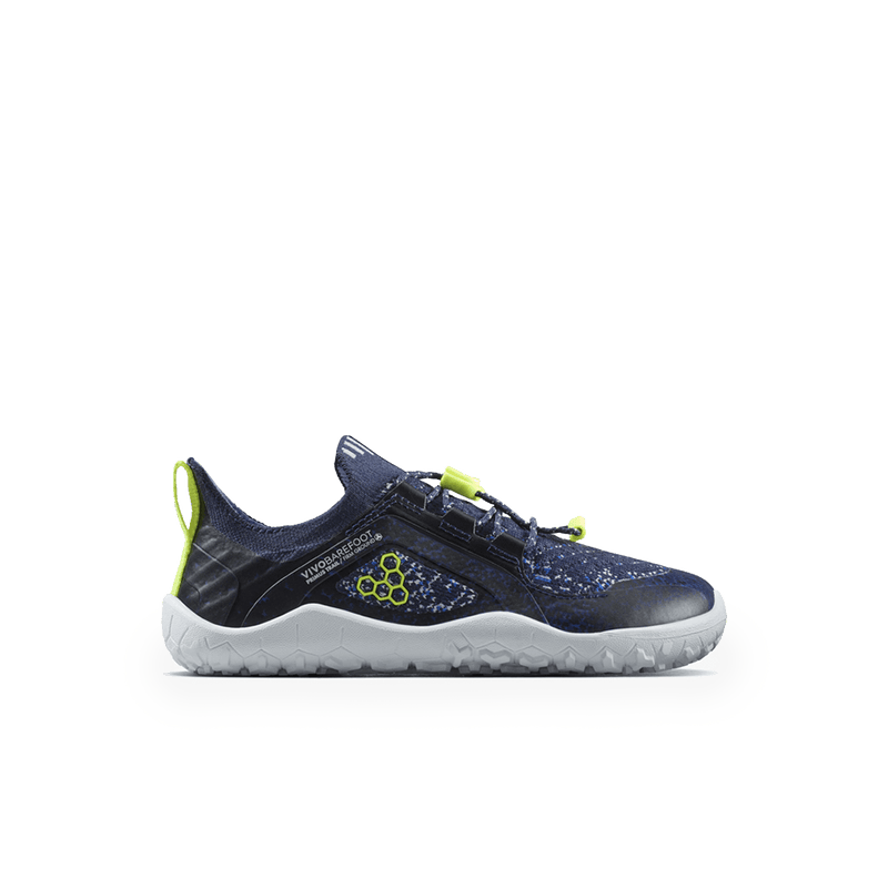 Load image into Gallery viewer, Vivobarefoot Primus Trail Knit FG Kids Barefoot Trail Shoe – Night Sky