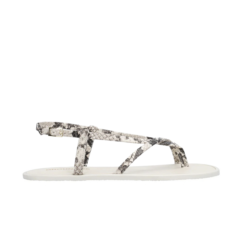Load image into Gallery viewer, Groundies Maya Women's Barefoot Toe Sandal – Snake