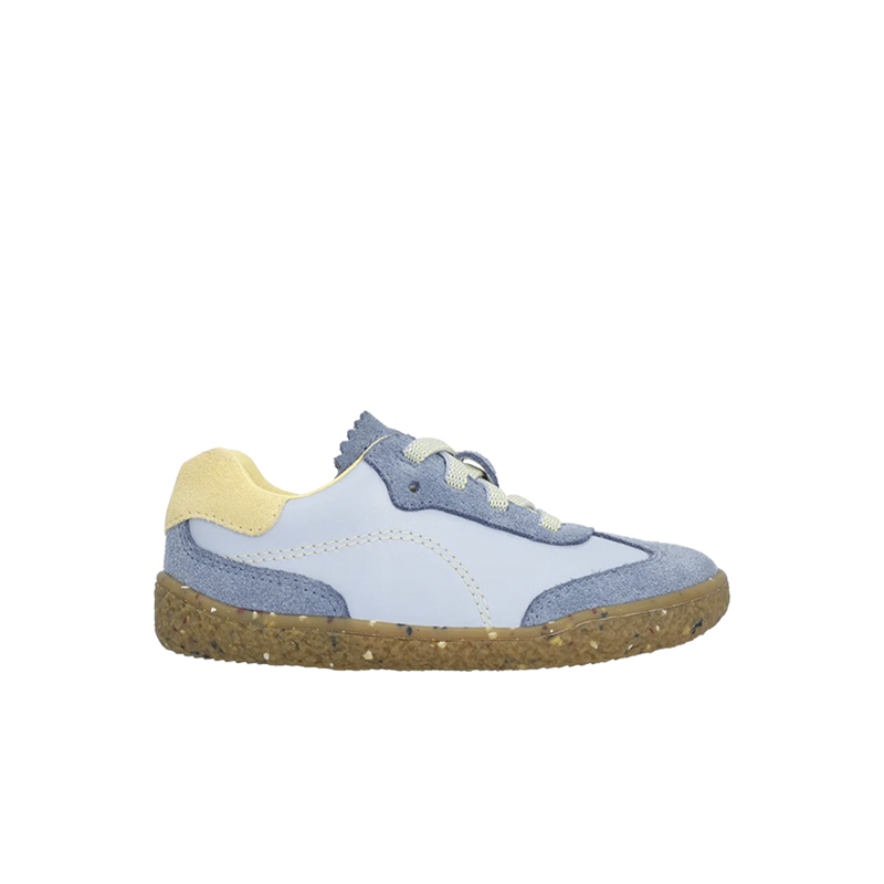 Load image into Gallery viewer, Groundies Panama Kids' Barefoot Sneakers – Sky Blue/Lemon Cream