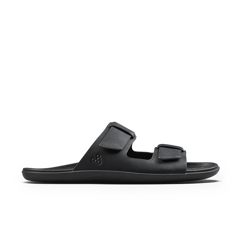 Load image into Gallery viewer, Vivobarefoot Sensus Yin Slide Mens Obsidian-0
