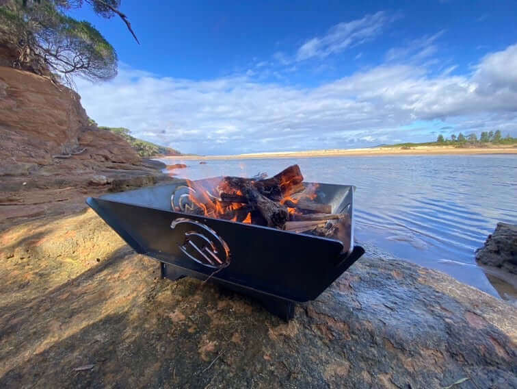 Load image into Gallery viewer, Adventureco Mini Camper Australian Made Flatpack Firepit | Adventureco
