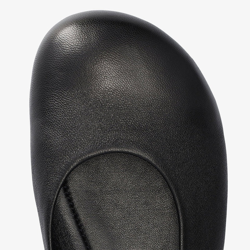 Load image into Gallery viewer, Groundies Sleek Women's Barefoot Ballerina Flats – Black