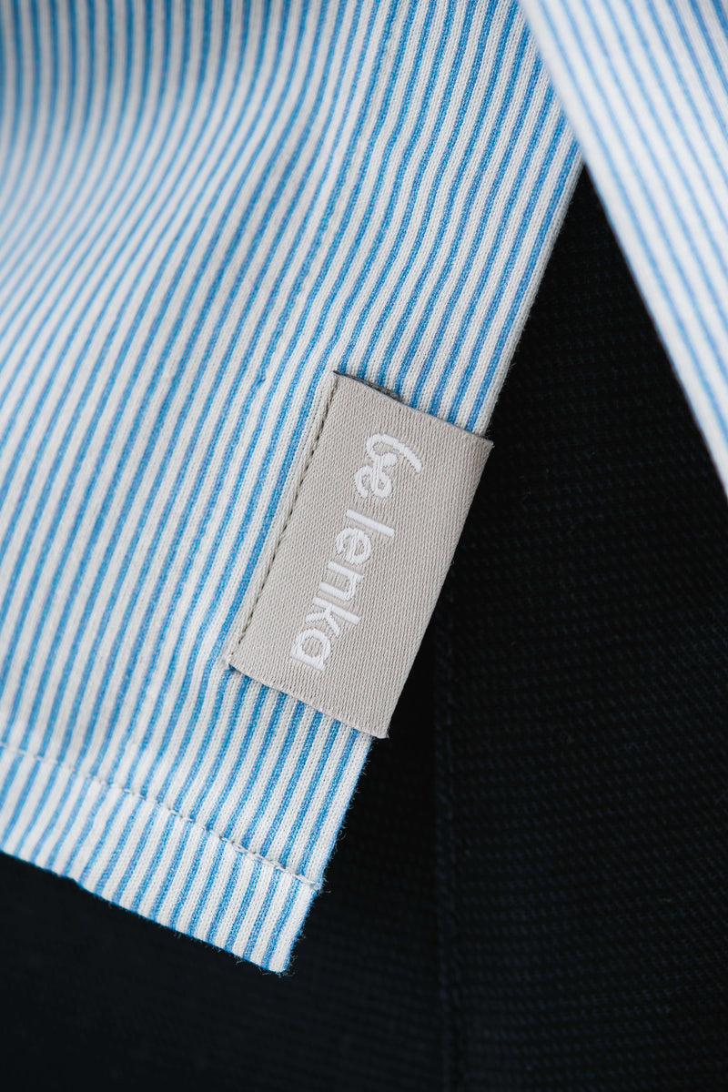 Load image into Gallery viewer, Men’s Shirt Slim Be Lenka Essentials - Blue and White