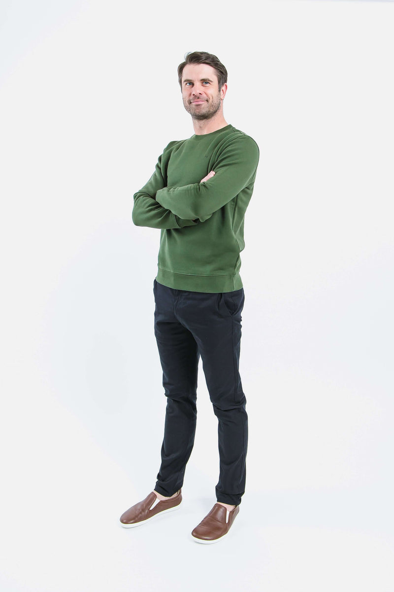 Load image into Gallery viewer, Men’s Sweatshirt Be Lenka Essentials - Dark Green