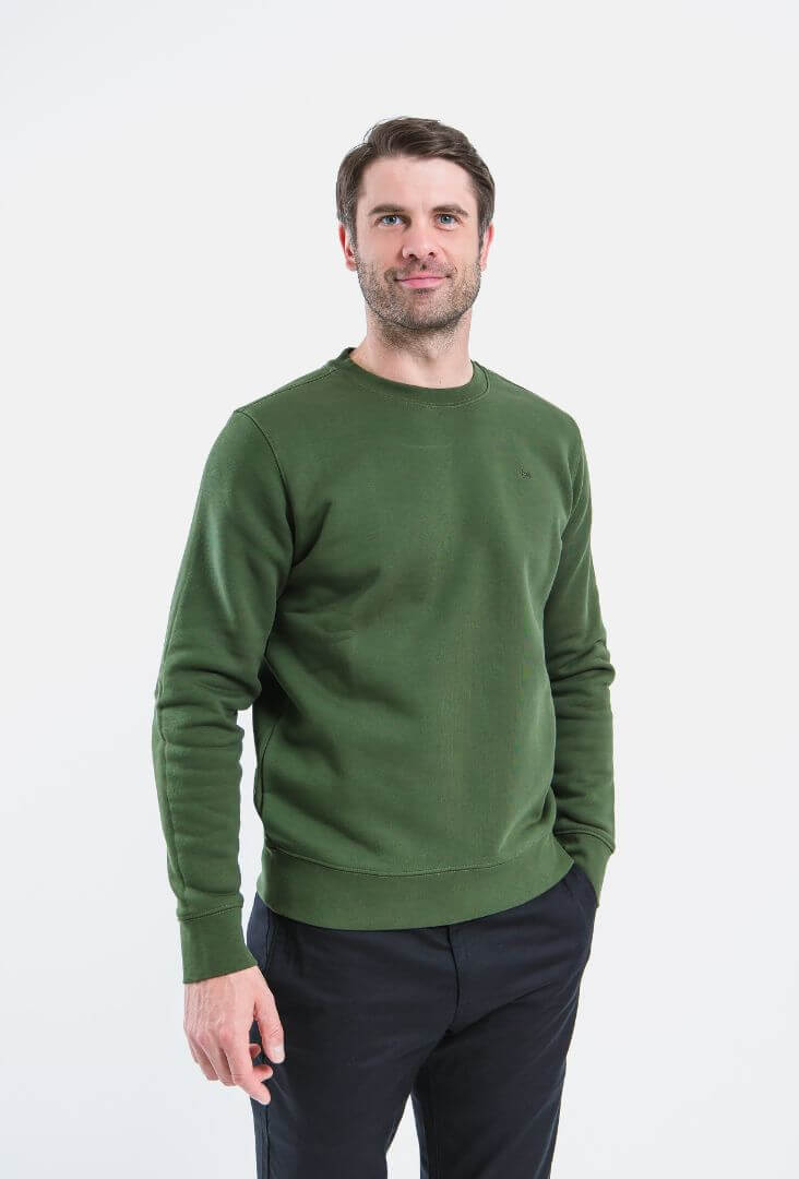 Load image into Gallery viewer, Men’s Sweatshirt Be Lenka Essentials - Dark Green