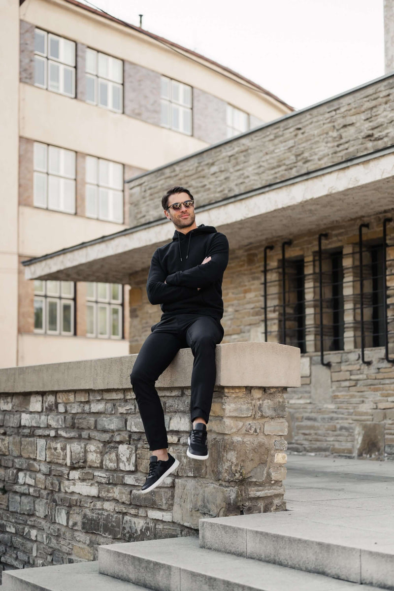 Load image into Gallery viewer, Men’s Hoodie Be Lenka Essentials - Black