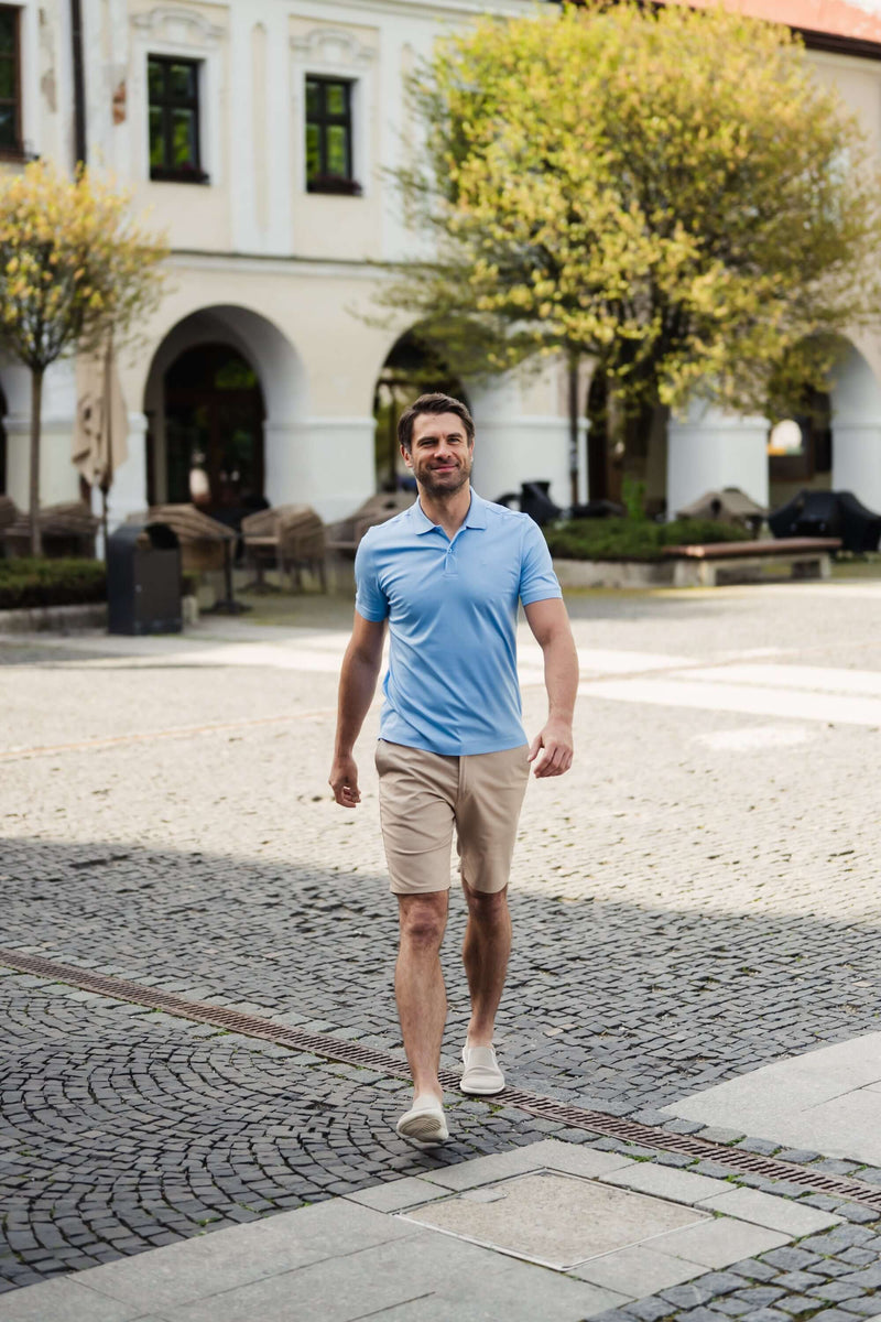 Load image into Gallery viewer, Men’s Polo-shirt Be Lenka Essentials - Sky Blue