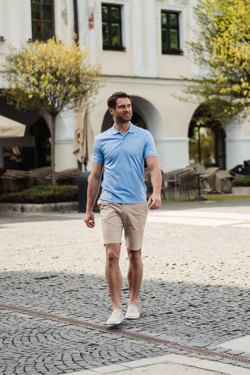 Load image into Gallery viewer, Men’s Polo-shirt Be Lenka Essentials - Sky Blue