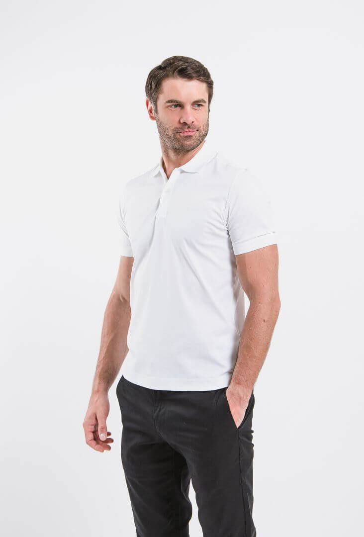Load image into Gallery viewer, Men’s Polo-shirt Be Lenka Essentials - White
