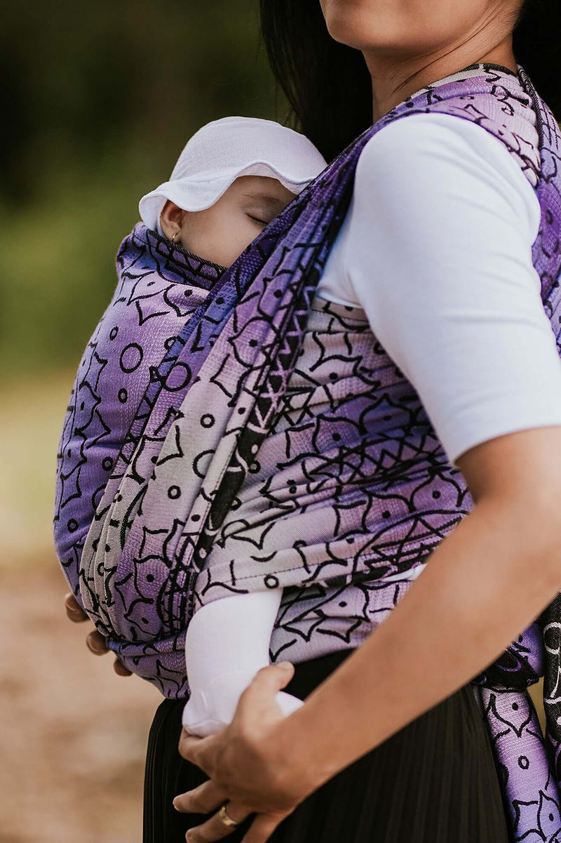 Load image into Gallery viewer, Baby Wrap - Be Lenka Shri Yantra - Violet