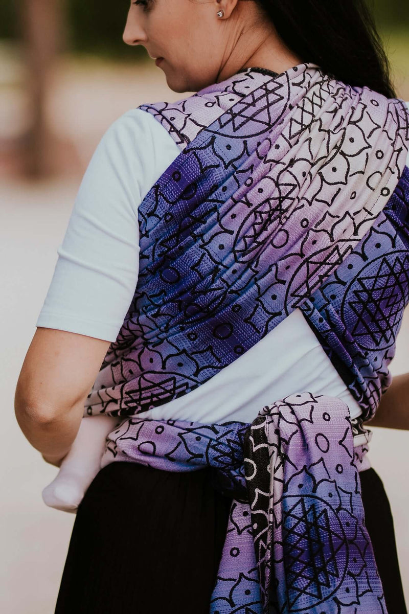 Load image into Gallery viewer, Baby Wrap - Be Lenka Shri Yantra - Violet