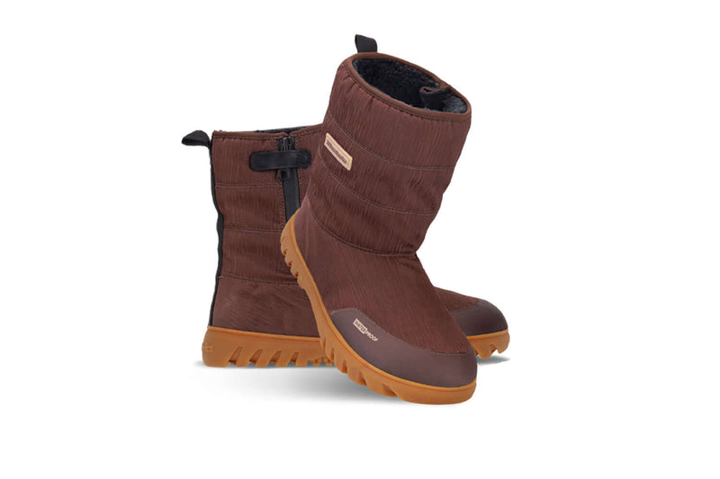 Load image into Gallery viewer, Winter Barefoot Boots Barebarics PolarStride - Copper Brown