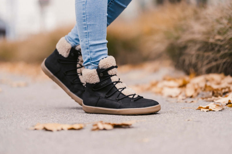 Load image into Gallery viewer, Eco-friendly Winter Barefoot Boots Be Lenka Bliss - Black