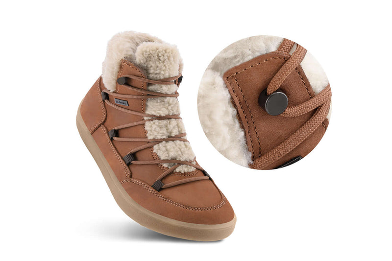 Load image into Gallery viewer, Eco-friendly Winter Barefoot Boots Be Lenka Bliss - Brown
