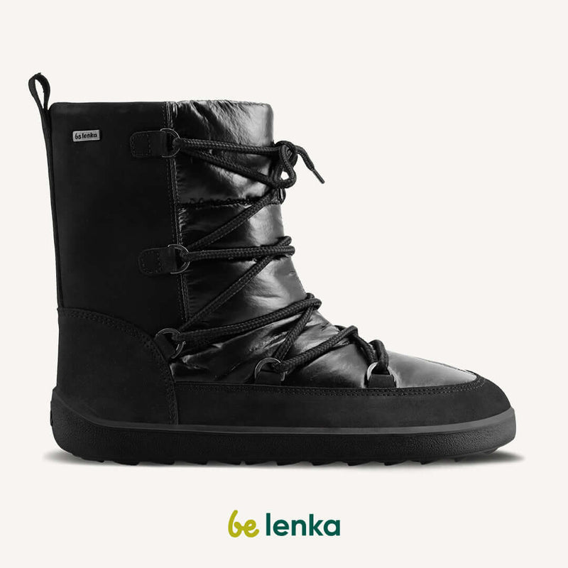 Load image into Gallery viewer, Eco-friendly Winter Barefoot Boots Be Lenka Snowfox Woman - Black