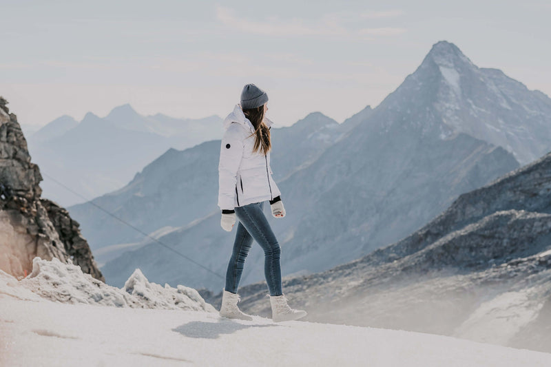 Load image into Gallery viewer, Eco-friendly Winter Barefoot Boots Be Lenka Snowfox Woman - Pearl White