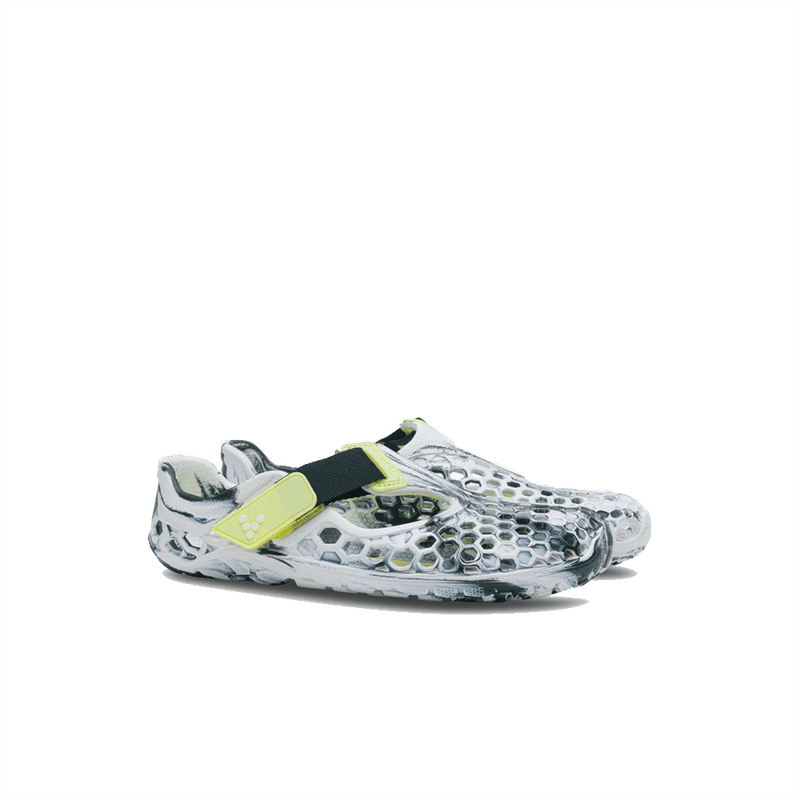 Load image into Gallery viewer, Vivobarefoot Ultra Bloom Kids Obsidian White
