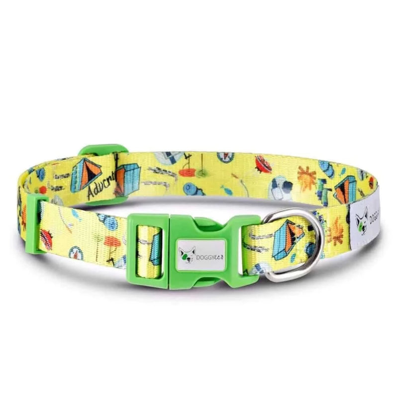 Load image into Gallery viewer, DOGGY ECO Eco Friendly Dog Collar &quot;OZ Adventure&quot; Made from Recycled Plastic
