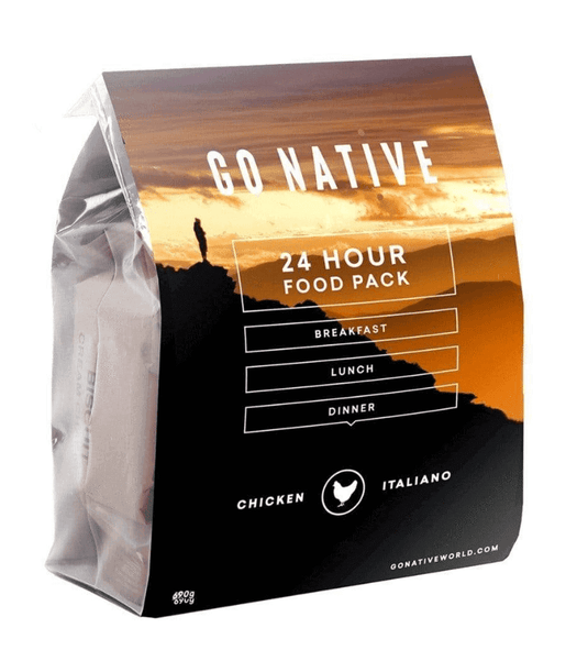Go Native 24 Hour MRE Food Ration Pack NZ Chicken Italiano