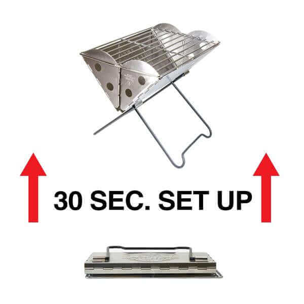Load image into Gallery viewer, UCO - Flatpack Portable Grill &amp; FirePit | Adventureco
