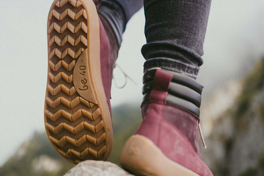 Premium minimalist Be Lenka shoes with sustainable craftsmanship, close-up view of sole and design, perfect for natural movement.