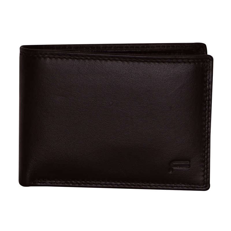 Load image into Gallery viewer, Futura Mens RFID Slim Leather Wallet - Brown-3

