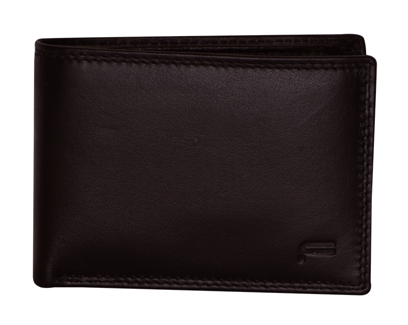 Load image into Gallery viewer, Futura Mens RFID Slim Leather Wallet - Brown-2
