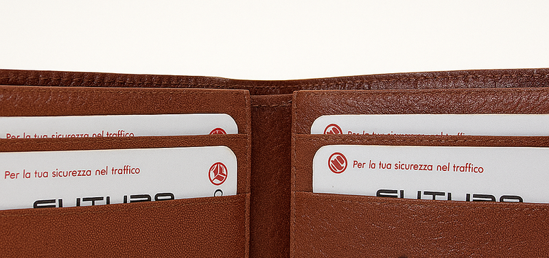 Load image into Gallery viewer, Futura RFID Leather Fold Over Genuine Leather Wallet - Tan-2
