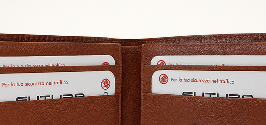 Futura RFID Leather Fold Over Genuine Leather Wallet - Tan-2
