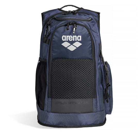 Arena All Set Backpack 45L Sports Swimming Bag Aquabreathe Water-Repellent Laptop Pocket in Navy-1