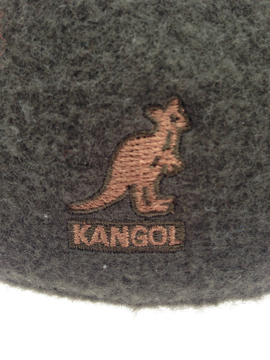 KANGOL 504 Wool Ivy Cap Mens Warm Winter Flat Classic Hat - Loden (Dark Green)-4