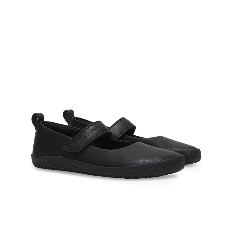 Load image into Gallery viewer, Vivobarefoot Wyn School Juniors Obsidian
