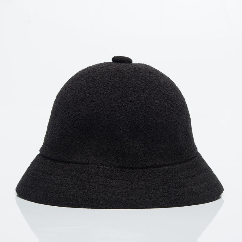 Load image into Gallery viewer, KANGOL Bermuda Casual Bucket Hat Terry Towelling Cap in Black/Gold-3
