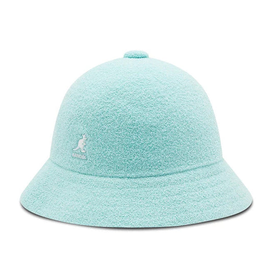 Kangol Bermuda Casual Bucket Hat Terry Towelling Cap - Blue Tint-1