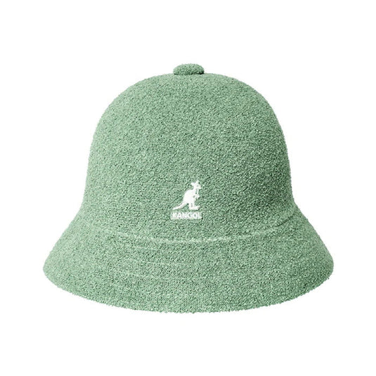 Kangol Bermuda Casual Bucket Hat Terry Towelling Cap Summer Beach - Sweet Mint-1