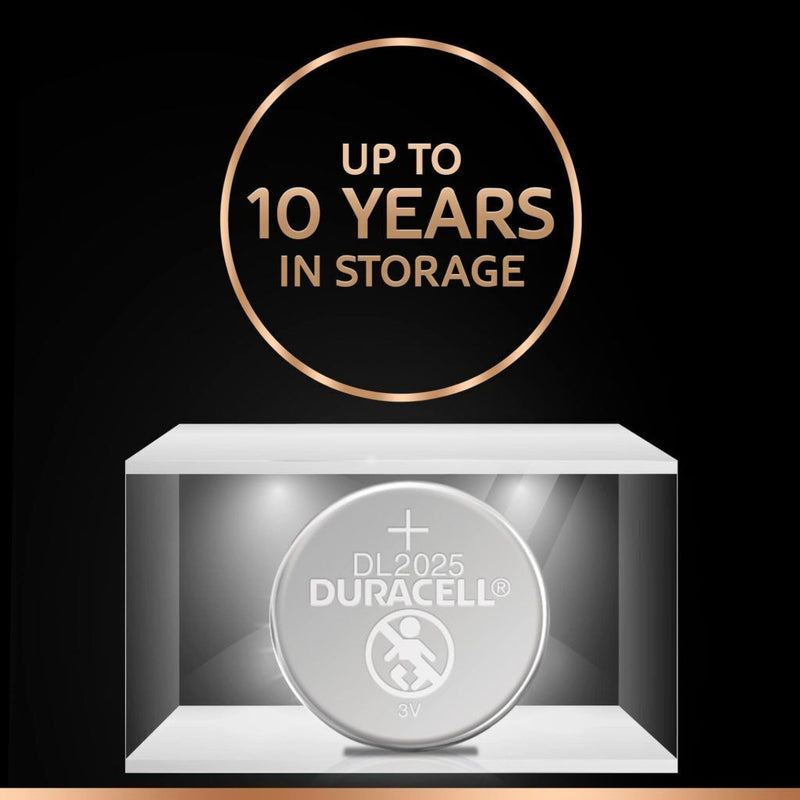 Load image into Gallery viewer, 2x Duracell CR2025 Batteries Lithium 3V Battery Security 2025-4
