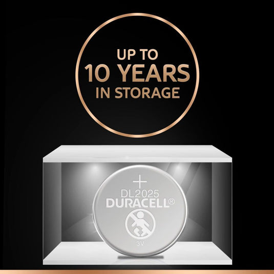 2x Duracell CR2025 Batteries Lithium 3V Battery Security 2025-4