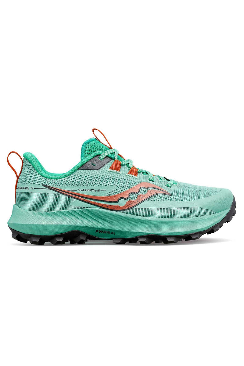 Load image into Gallery viewer, Saucony Womens Peregrine 13 Trail Running Shoes Sneakers - Sprig/Canopy
