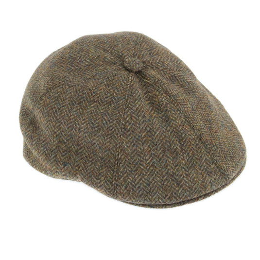 DENTS Mens Drivers Cap Abraham Moon Hat Tweed Peeky Blinders - Spruce-3